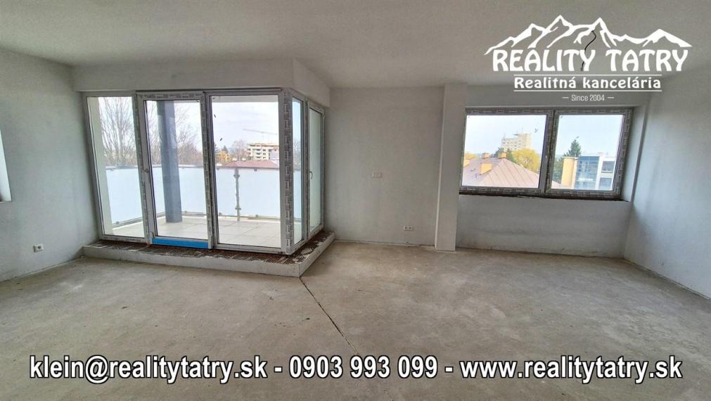 NOVÉ 3 izbové BYTY V CENTRE POPRADU - TOP LOKALITA, Výhľad - ODPORÚČAME !!!