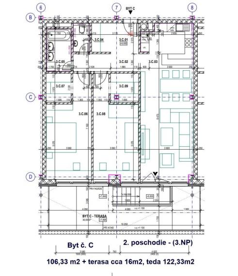 NOVÉ 3 izbové BYTY V CENTRE POPRADU - TOP LOKALITA, Výhľad - ODPORÚČAME !!!