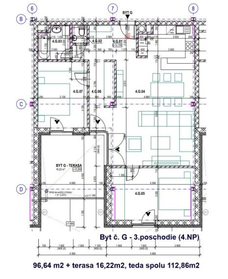 NOVÉ 3 izbové BYTY V CENTRE POPRADU - TOP LOKALITA, Výhľad - ODPORÚČAME !!!