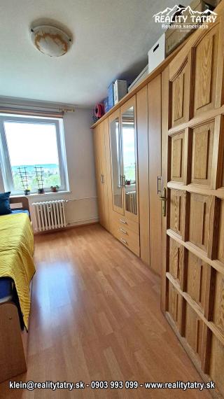 Byt 3 izbový s loggiou 78 m2 blízko centra v Poprade, rozsiahla rekonštrukcia, TOP STAV - ODPORÚČAME !!!