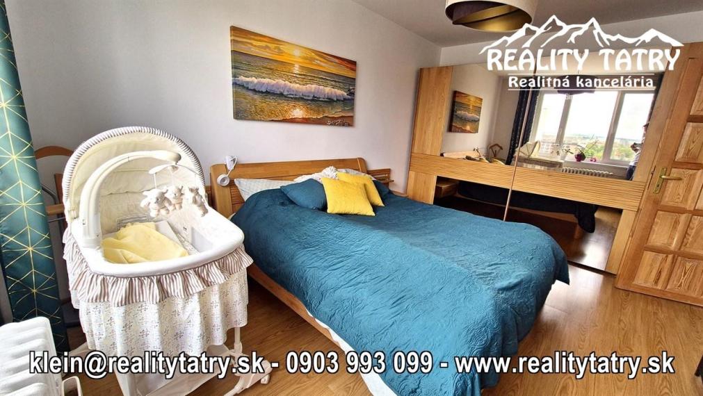 Byt 3 izbový s loggiou 78 m2 blízko centra v Poprade, rozsiahla rekonštrukcia, TOP STAV - ODPORÚČAME !!!