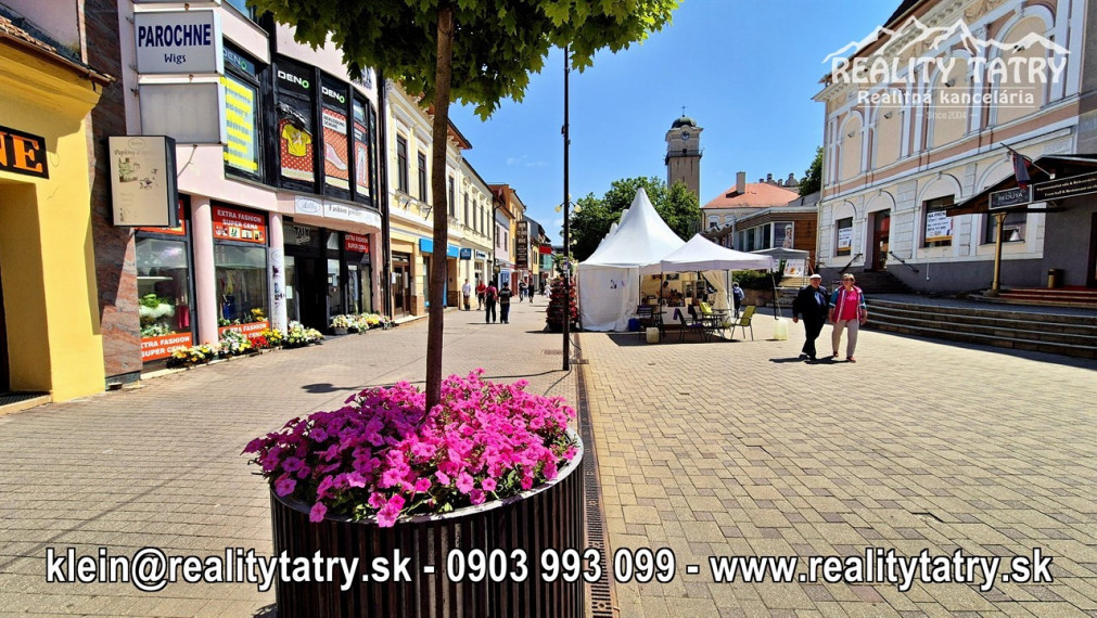 Reštaurácia REDUTA - Jedinečná investičná príležitosť v srdci Popradu - TOP PONUKA, TOP LOKALITA - ODPORÚČAME !!!