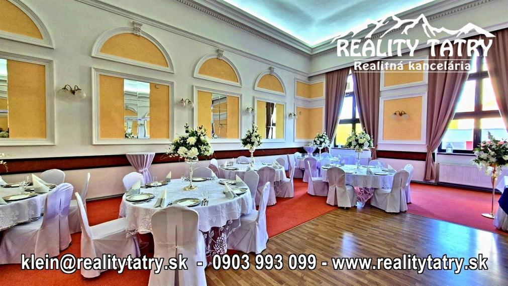 Reštaurácia REDUTA - Jedinečná investičná príležitosť v srdci Popradu - TOP PONUKA, TOP LOKALITA - ODPORÚČAME !!!