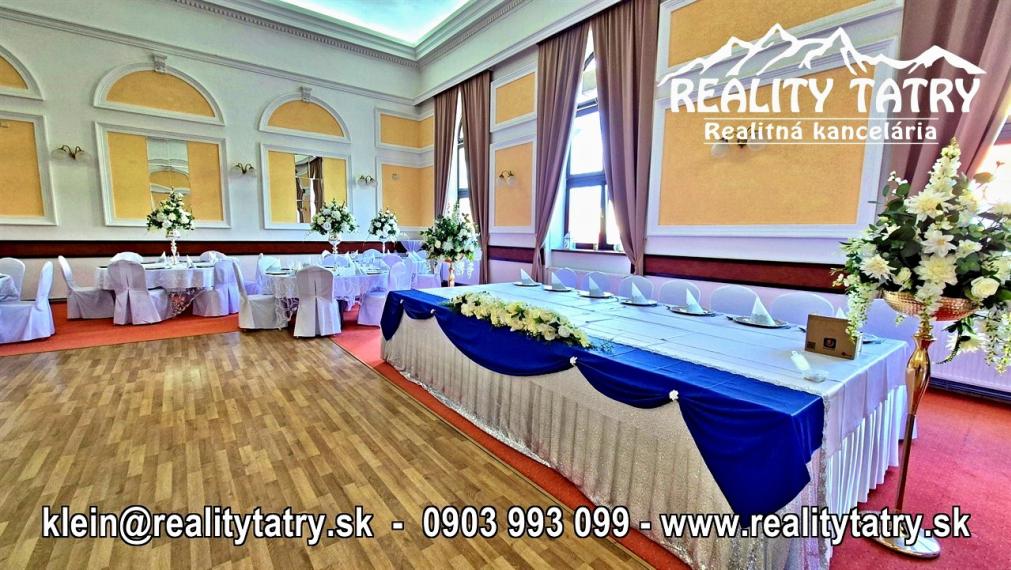 Reštaurácia REDUTA - Jedinečná investičná príležitosť v srdci Popradu - TOP PONUKA, TOP LOKALITA - ODPORÚČAME !!!