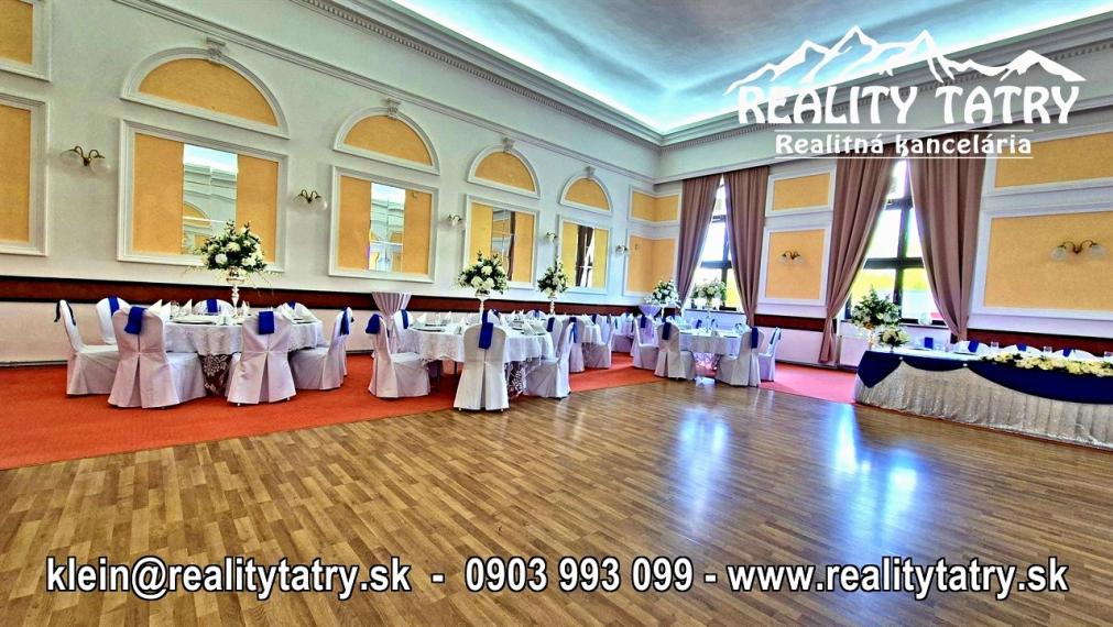 Reštaurácia REDUTA - Jedinečná investičná príležitosť v srdci Popradu - TOP PONUKA, TOP LOKALITA - ODPORÚČAME !!!