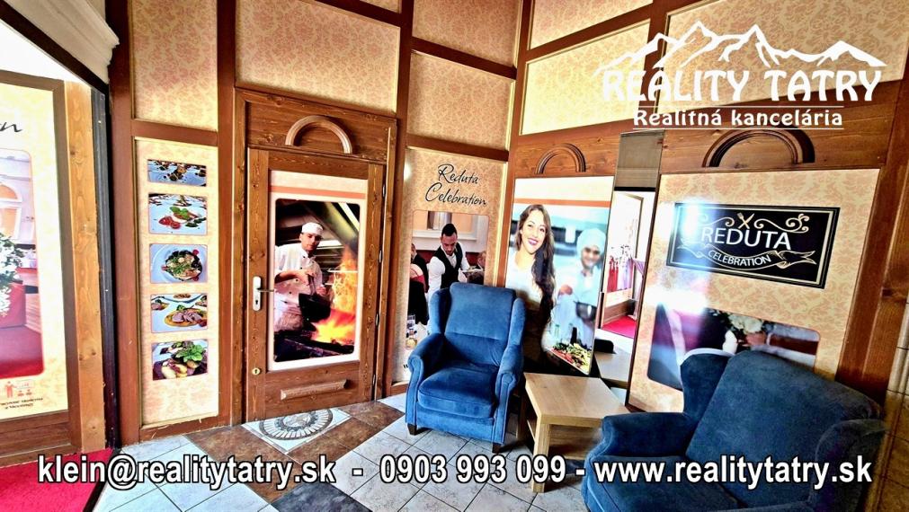 Reštaurácia REDUTA - Jedinečná investičná príležitosť v srdci Popradu - TOP PONUKA, TOP LOKALITA - ODPORÚČAME !!!