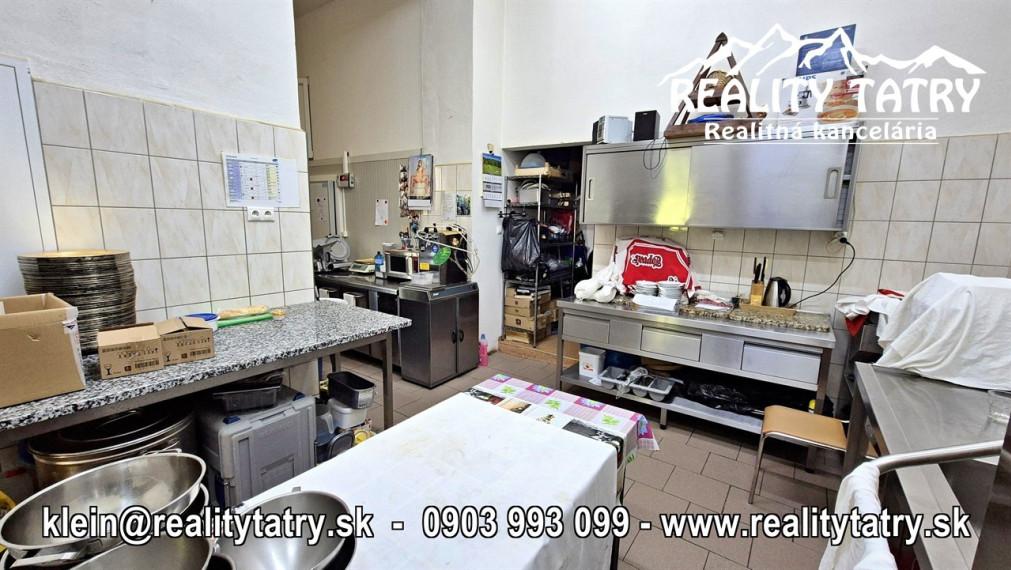 Reštaurácia REDUTA - Jedinečná investičná príležitosť v srdci Popradu - TOP PONUKA, TOP LOKALITA - ODPORÚČAME !!!