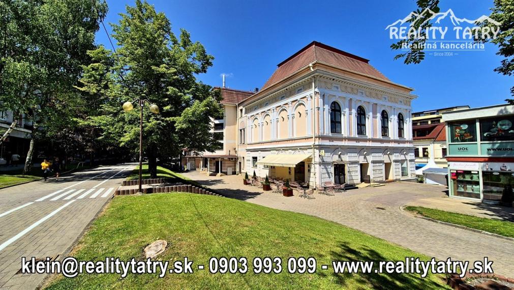 Reštaurácia REDUTA - Jedinečná investičná príležitosť v srdci Popradu - TOP PONUKA, TOP LOKALITA - ODPORÚČAME !!!