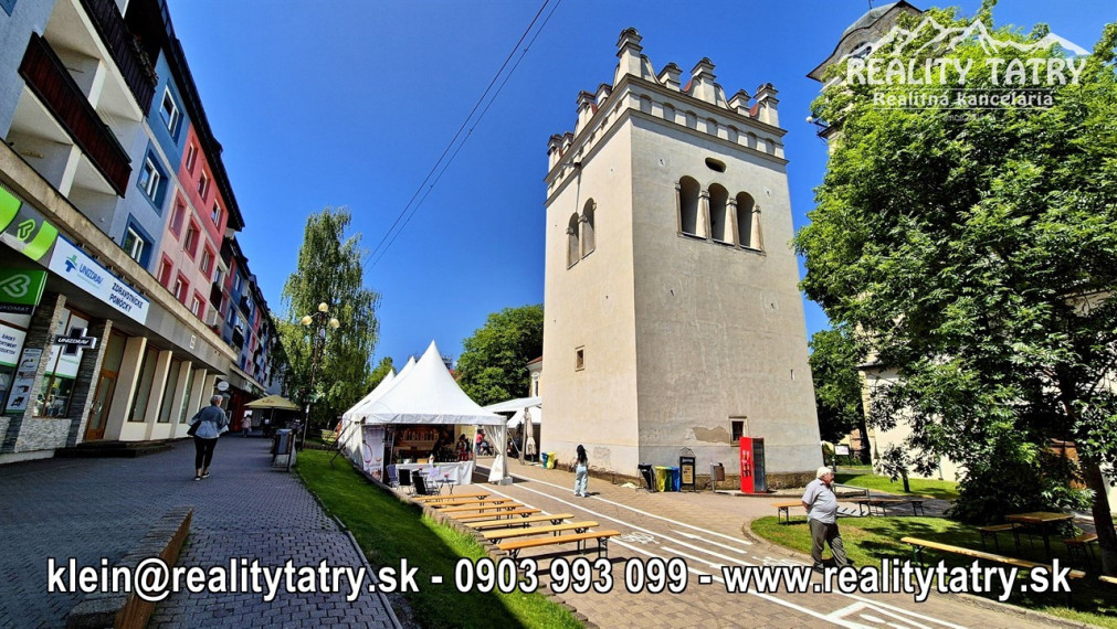 Reštaurácia REDUTA - Jedinečná investičná príležitosť v srdci Popradu - TOP PONUKA, TOP LOKALITA - ODPORÚČAME !!!