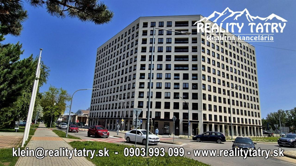 Exkluzívny 2 izbový byt s terasou v novostavbe Karpatská residence v Poprade - TOP STAV, TOP VÝHĽAD a LOKALITA !!!