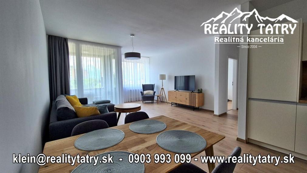 Exkluzívny 2 izbový byt s terasou v novostavbe Karpatská residence v Poprade - TOP STAV, TOP VÝHĽAD a LOKALITA !!!