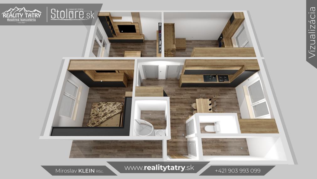 Slnečný 3 izbový byt s loggiou - Kompletná rekonštrukcia - TICHÉ PROSTREDIE, TOP STAV a LOKALITA !!!