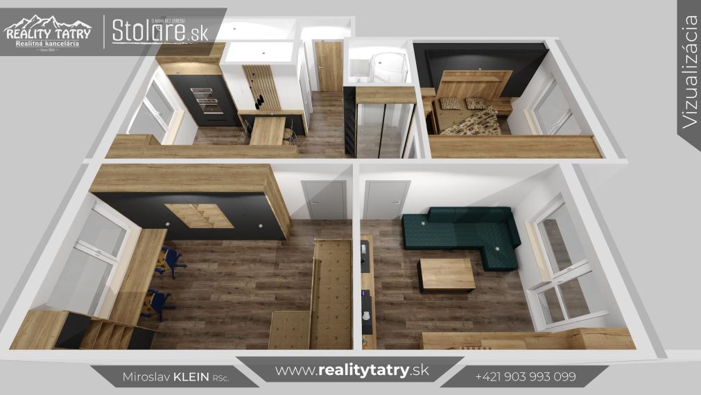 Slnečný 3 izbový byt s loggiou - Kompletná rekonštrukcia - TICHÉ PROSTREDIE, TOP STAV a LOKALITA !!!