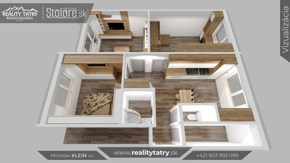 Slnečný 3 izbový byt s loggiou - Kompletná rekonštrukcia - TICHÉ PROSTREDIE, TOP STAV a LOKALITA !!!