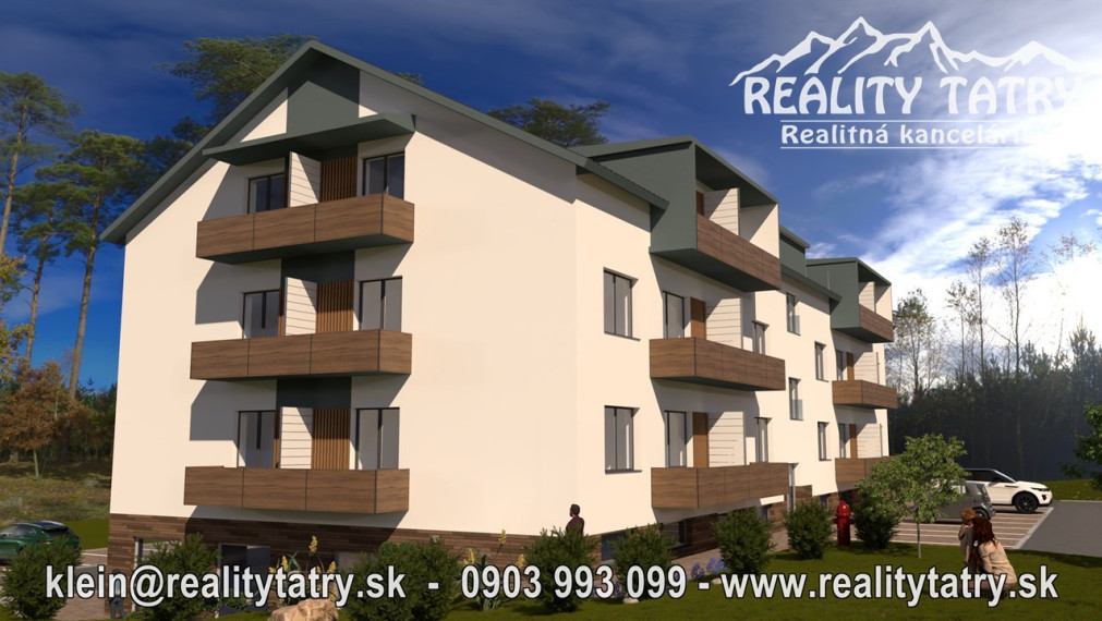 Predaj bytov v štandarde za cenu holobytu !!! - Byt 3 izbový s balkónom 70 m2 vo Východnej - NOVOSTAVBA !!!