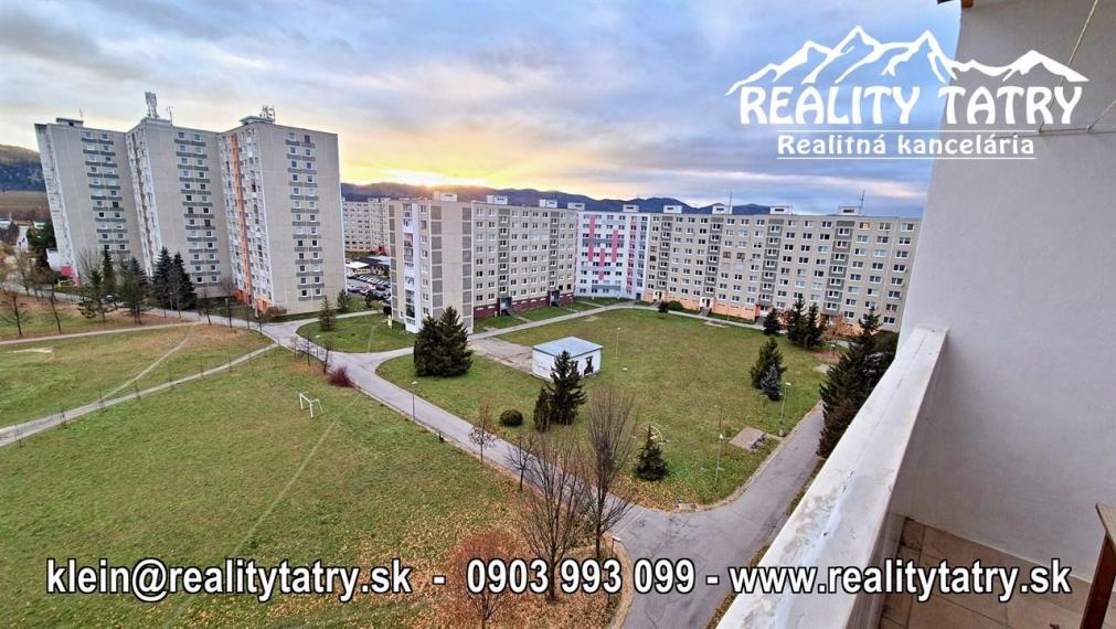 Byt 1 izbový s loggiou, zariadený, murované jadro, ul. Novomeského, Poprad - Slnečný, ihneď voľný - ODPORÚČAME !!!