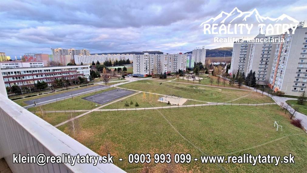 Byt 1 izbový s loggiou, zariadený, murované jadro, ul. Novomeského, Poprad - Slnečný, ihneď voľný - ODPORÚČAME !!!