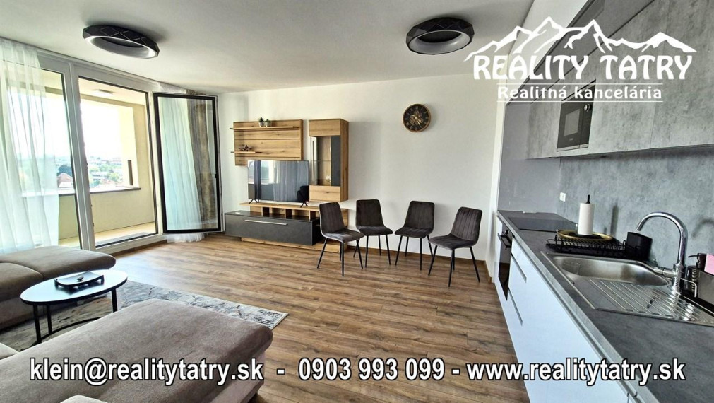 Exkluzívny 3 izbový byt s terasou v novostavbe Karpatská residence v Poprade - TOP STAV a LOKALITA !!!