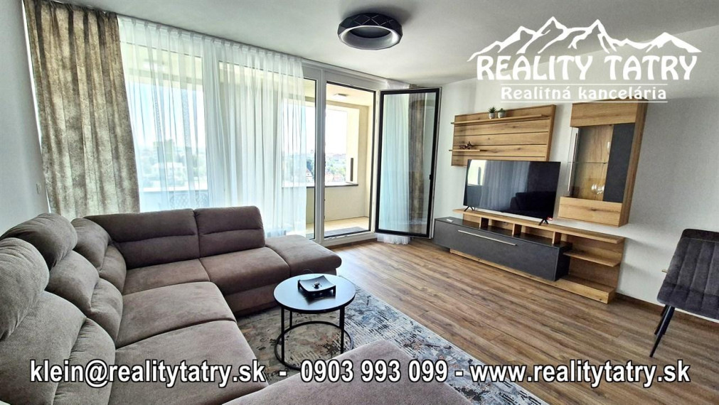 Exkluzívny 3 izbový byt s terasou v novostavbe Karpatská residence v Poprade - TOP STAV a LOKALITA !!!