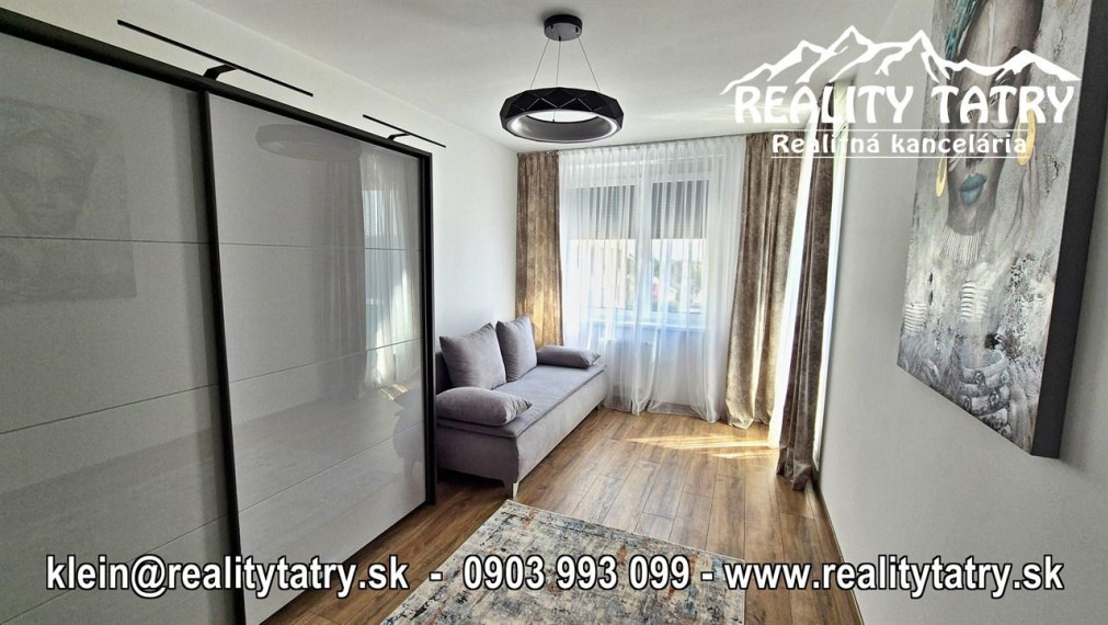 Exkluzívny 3 izbový byt s terasou v novostavbe Karpatská residence v Poprade - TOP STAV a LOKALITA !!!