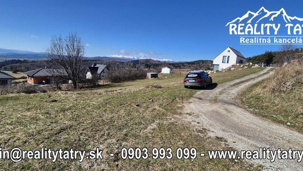 Nádherný stavebný pozemok - TOP VÝHĽAD - Uloža / LEVOČA -  ODPORÚČAME !!!