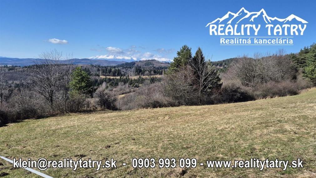 Nádherný stavebný pozemok - TOP VÝHĽAD - Uloža / LEVOČA -  ODPORÚČAME !!!