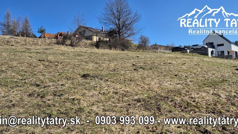 Nádherný stavebný pozemok - TOP VÝHĽAD - Uloža / LEVOČA -  ODPORÚČAME !!!