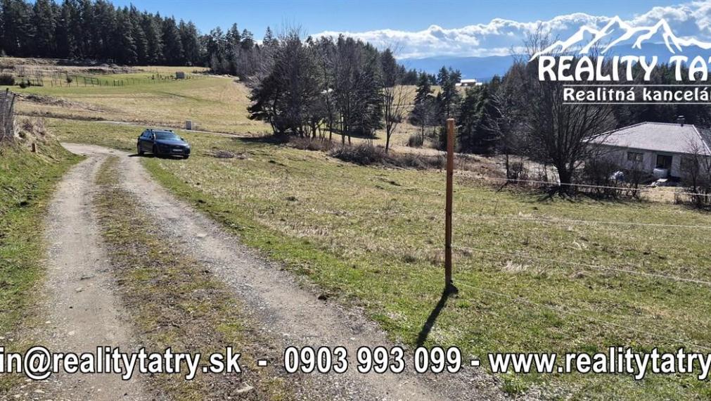 Nádherný stavebný pozemok - TOP VÝHĽAD - Uloža / LEVOČA -  ODPORÚČAME !!!