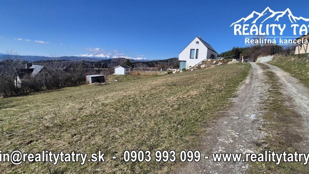 Nádherný stavebný pozemok - TOP VÝHĽAD - Uloža / LEVOČA -  ODPORÚČAME !!!