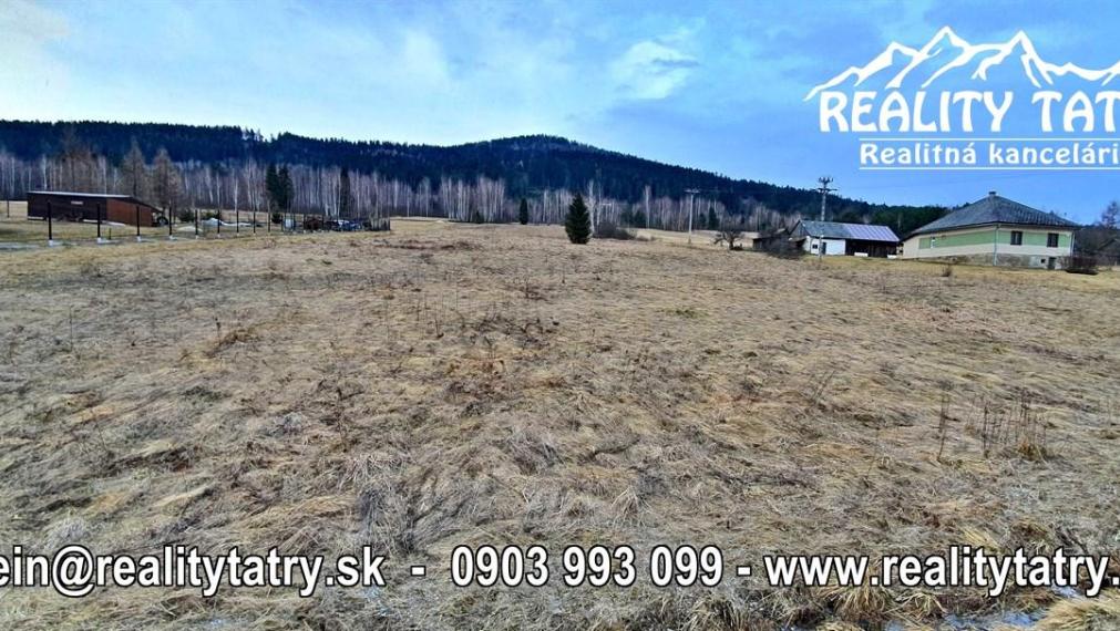 Rekreačný pozemok v lokalite Zahájnica 10000 m2 - Pekné tiché prostredie pod lesom - ODPORÚČAME !!!