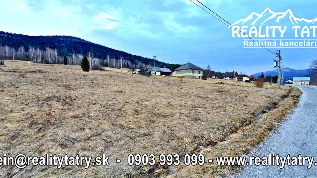 Rekreačný pozemok v lokalite Zahájnica 10000 m2 - Pekné tiché prostredie pod lesom - ODPORÚČAME !!!