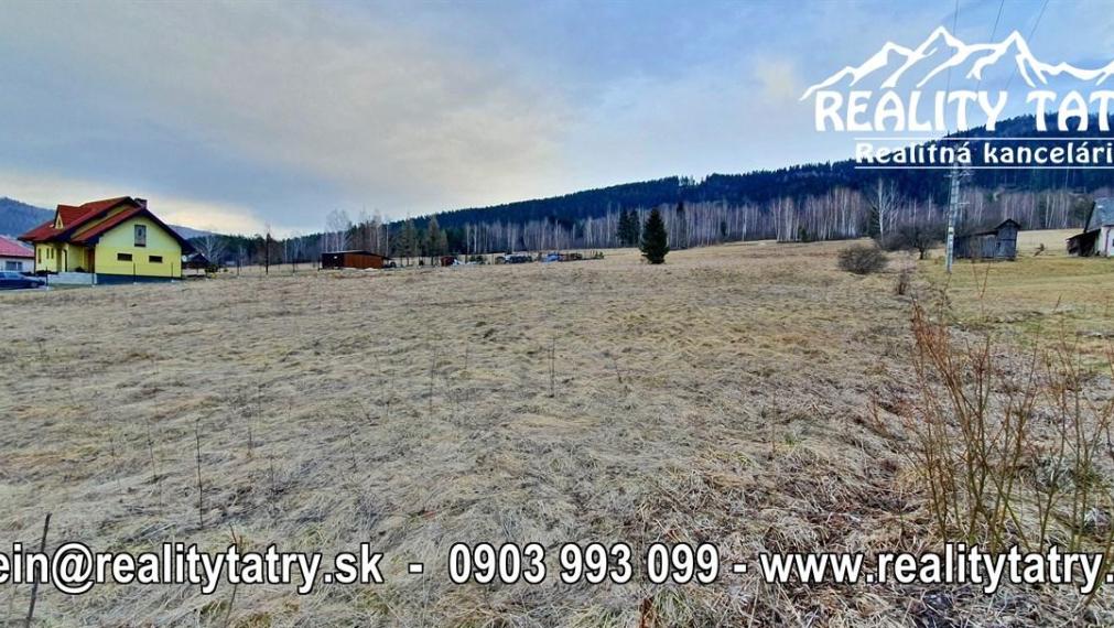 Rekreačný pozemok v lokalite Zahájnica 10000 m2 - Pekné tiché prostredie pod lesom - ODPORÚČAME !!!