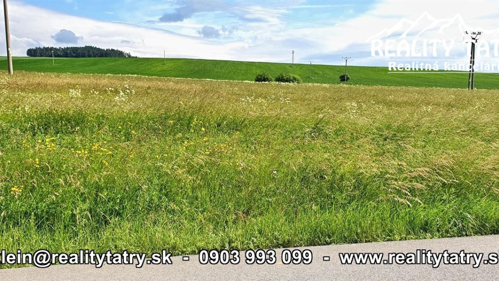 Investičný pozemok 4186 m2 s Starej Lesnej s nádherným výhľadom - ODPORÚČAME !!!