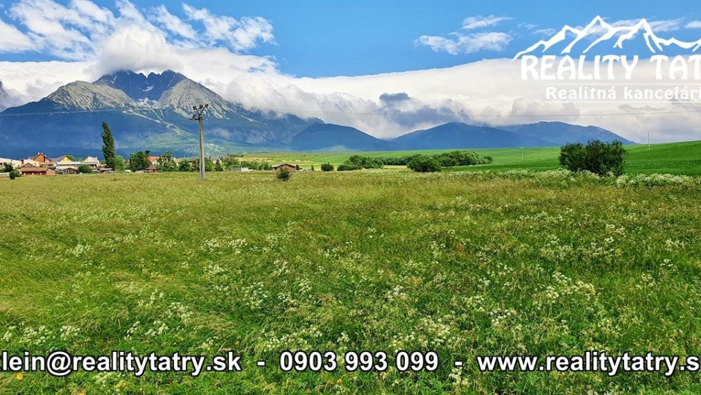 Investičný pozemok 4186 m2 s Starej Lesnej s nádherným výhľadom - ODPORÚČAME !!!