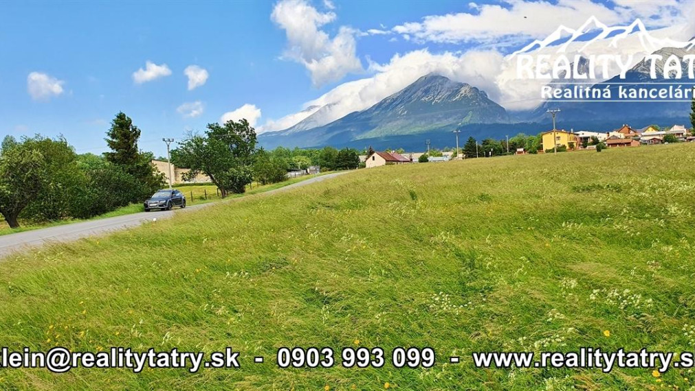 Investičný pozemok 4186 m2 s Starej Lesnej s nádherným výhľadom - ODPORÚČAME !!!