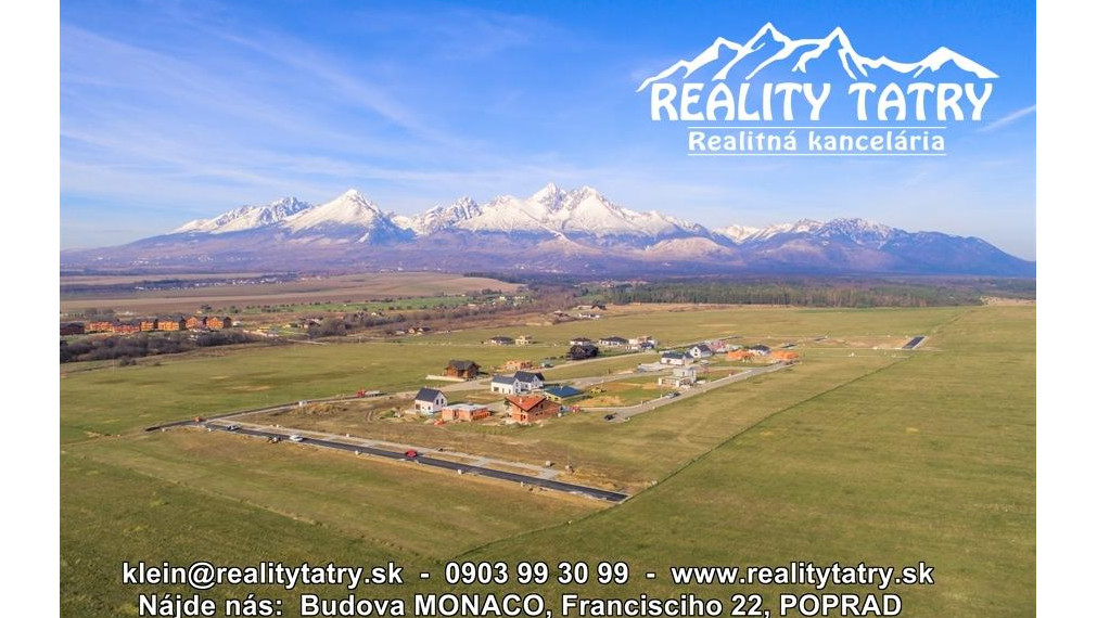 AKCIOVÁ CENA !!! - Stavebné pozemky v Top lokalite s kompletnými IS a kompletnou infraštruktúrou vo Veľkej Lomnici !!!