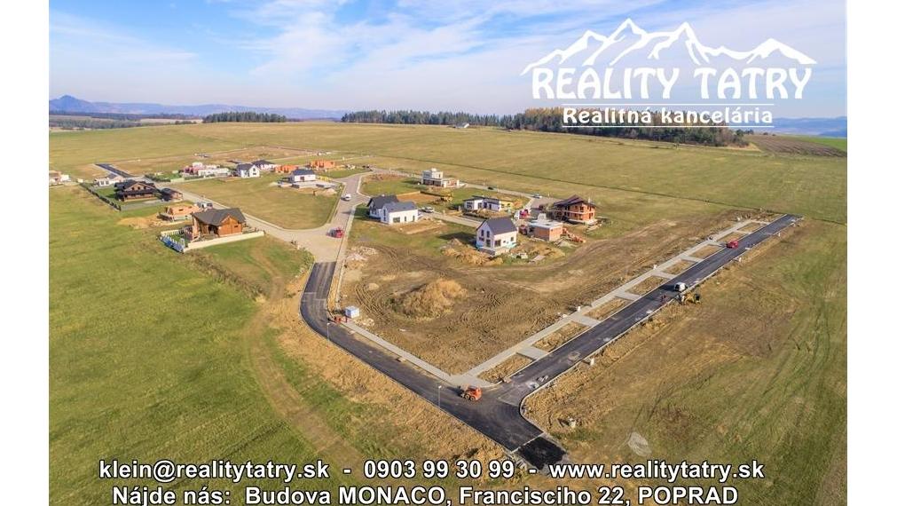 AKCIOVÁ CENA !!! - Stavebné pozemky v Top lokalite s kompletnými IS a kompletnou infraštruktúrou vo Veľkej Lomnici !!!