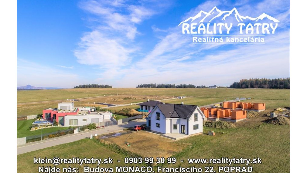 AKCIOVÁ CENA !!! - Stavebné pozemky v Top lokalite s kompletnými IS a kompletnou infraštruktúrou vo Veľkej Lomnici !!!