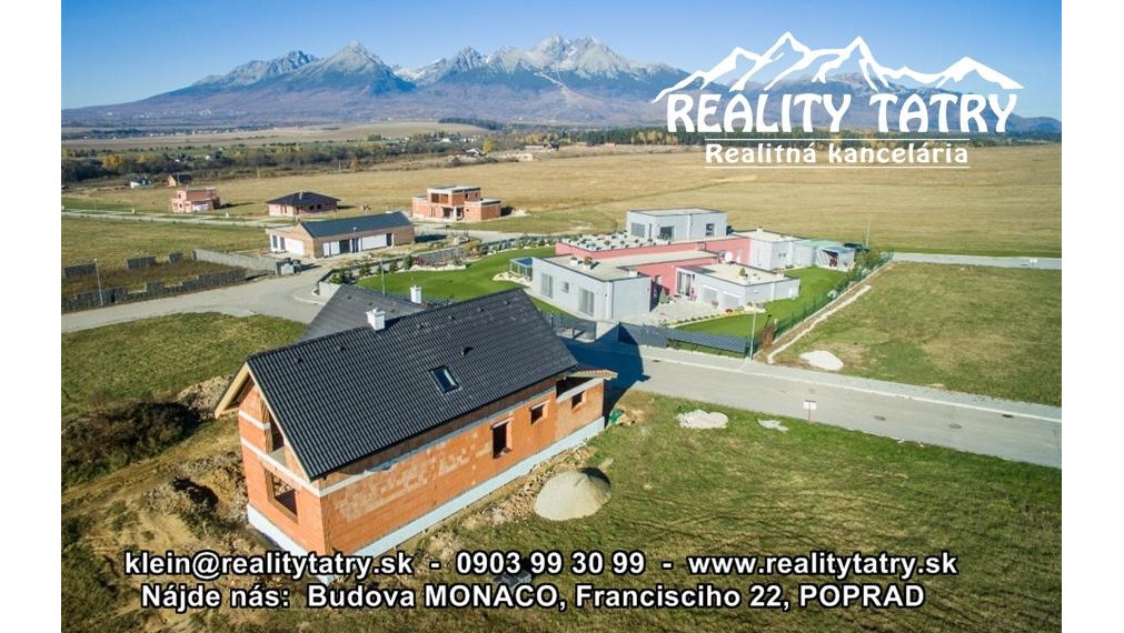 AKCIOVÁ CENA !!! - Stavebné pozemky v Top lokalite s kompletnými IS a kompletnou infraštruktúrou vo Veľkej Lomnici !!!