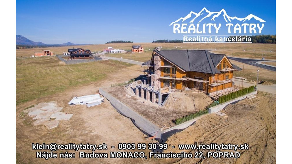 AKCIOVÁ CENA !!! - Stavebné pozemky v Top lokalite s kompletnými IS a kompletnou infraštruktúrou vo Veľkej Lomnici !!!