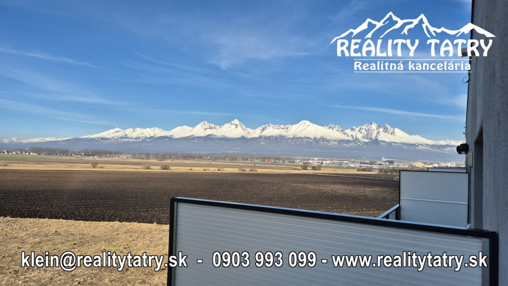 Byt 1 izbový s balkónom - kompletne zariadený v Poprade - TOP STAV - NOVOSTAVBA - ODPORÚČAME !!!