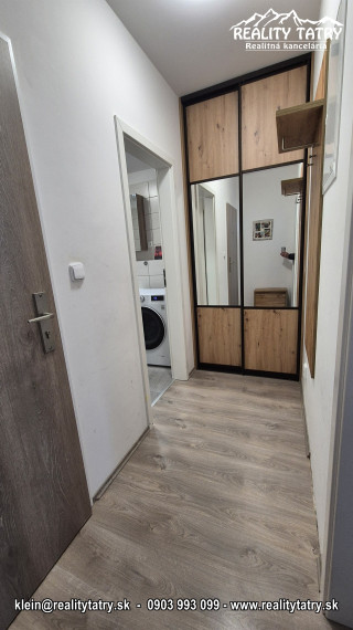 Byt 1 izbový s balkónom - kompletne zariadený v Poprade - TOP STAV - NOVOSTAVBA - ODPORÚČAME !!!