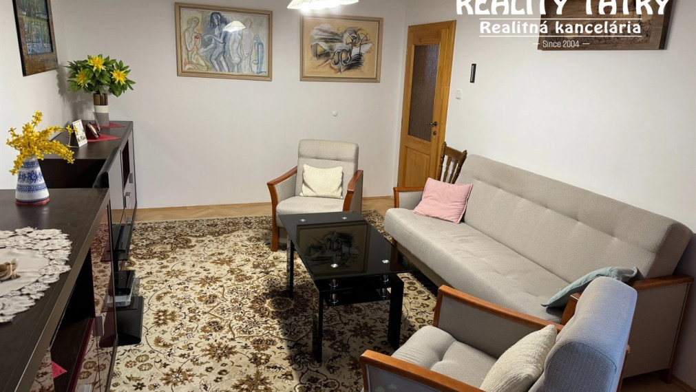 Byt 3 izbový vo Vysokých Tatrách - TOP STAV, TOP VÝHĽAD - ODPORÚČAME !!!