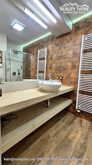 Apartmán s terasou v Starom Smokovci HREBIENOK Rezort I. - TOP KVALITA A STAV - ODPORÚČAME !!!