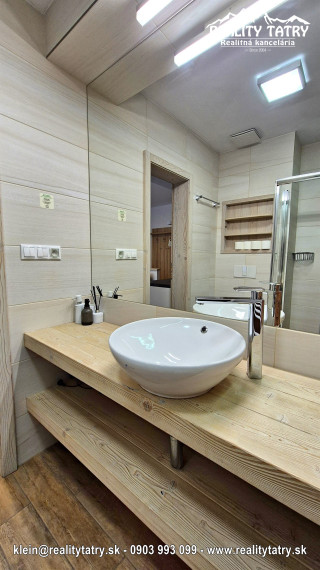 Apartmán s terasou v Starom Smokovci HREBIENOK Rezort I. - TOP KVALITA A STAV - ODPORÚČAME !!!