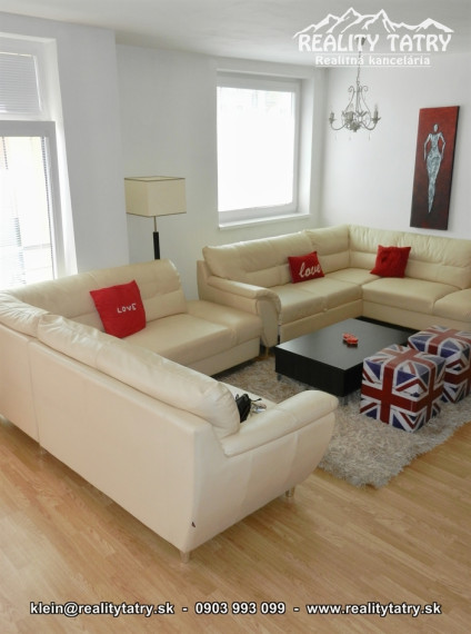 Byt 3 izbový s balkónom 91 m2 - kompletne zariadený v Poprade - ODPORÚČAME !!!