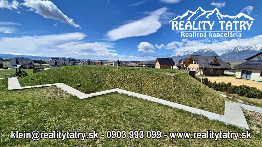 Stavebný pozemok 616 m2 vo Veľkej Lomnice - lokalita NATUR REZORT - ODPORÚČAME !!!