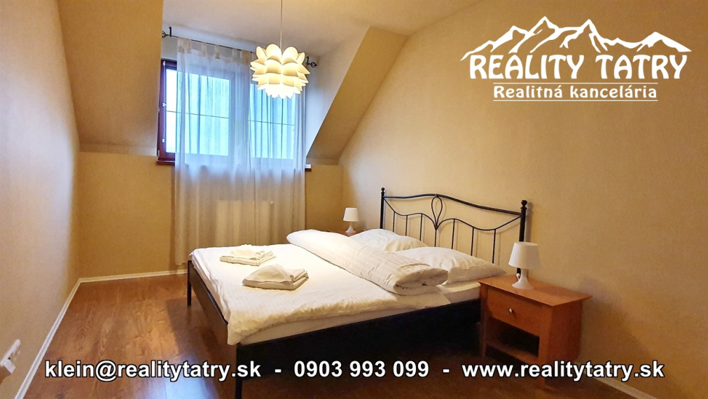 Apartmánový byt 46 m2 s parkovacím miestom vo Veľkej Lomnici