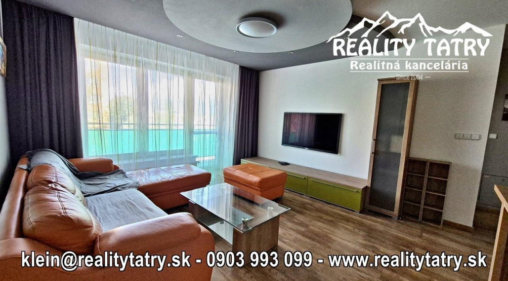 Slnečný 3 izbový byt s terasou a garážou v Poprade bytový dom JAVOR - TOP STAV a LOKALITA !!!