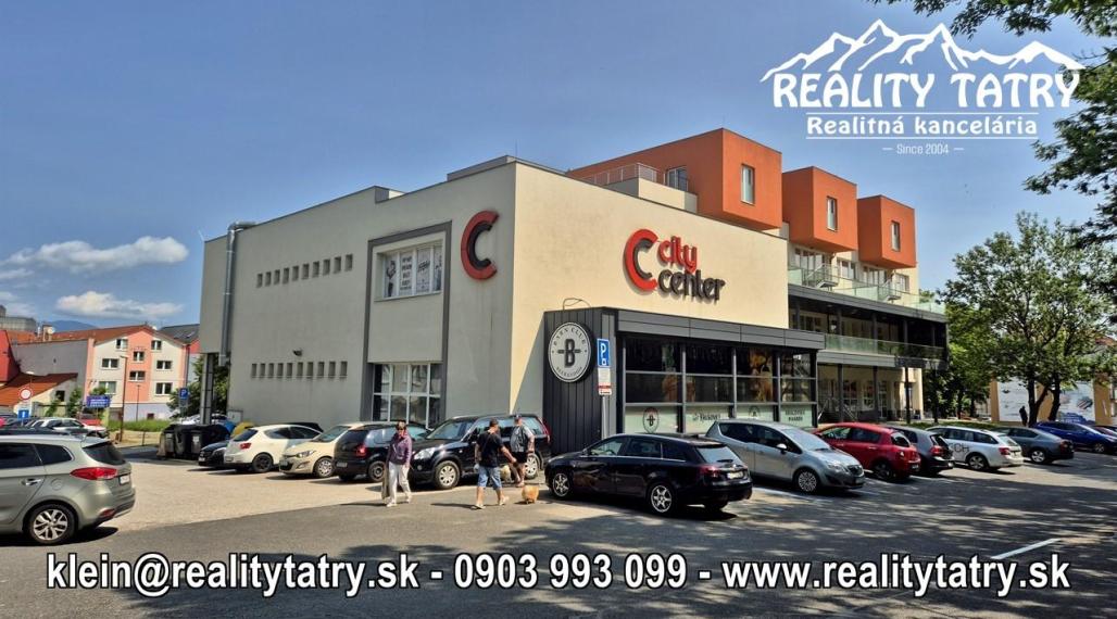 NOVÉ 3 izbové BYTY V CENTRE POPRADU - TOP LOKALITA, Výhľad - ODPORÚČAME !!!